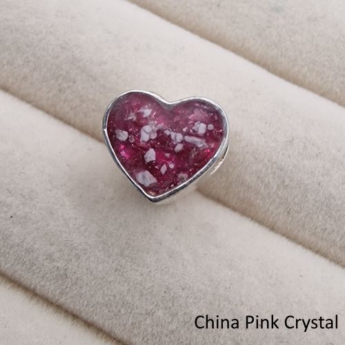 Ashes in Resin Silver heart bead (fits pandora)